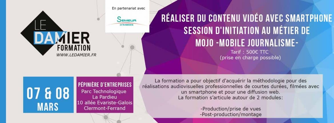 Formation Réaliser contenu vidéo avec smartphone