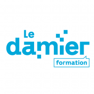 logo damier formation carré