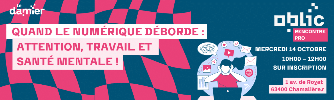 Bannière OBLIC surcharge numérique